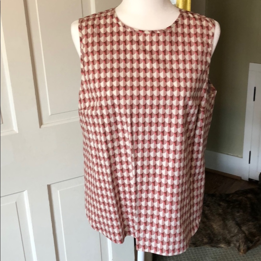 J Crew stretchy cotton top size 10.